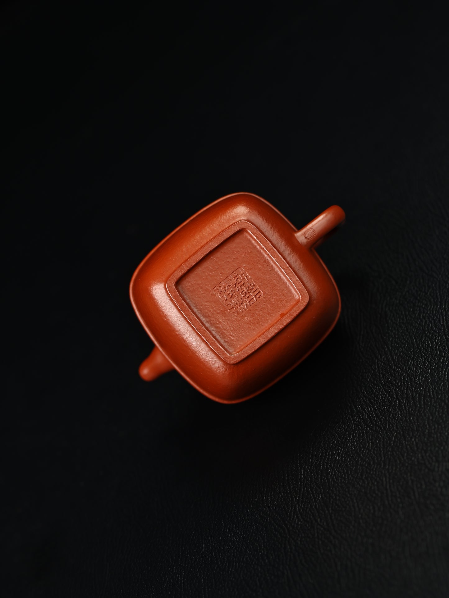 談美燕 束腰四方 朱泥大紅袍 220cc
