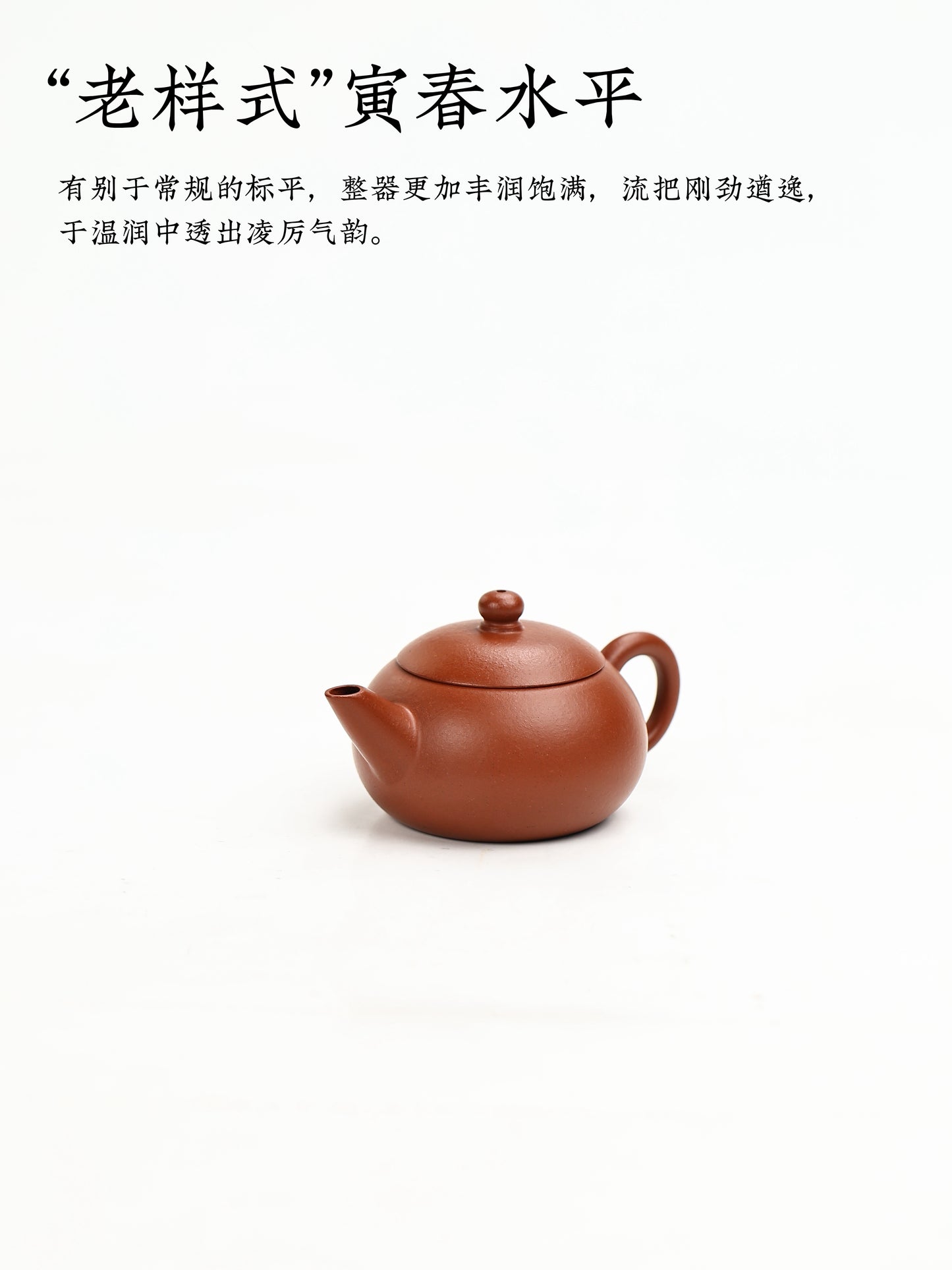 寅春式水平 朱泥 90cc