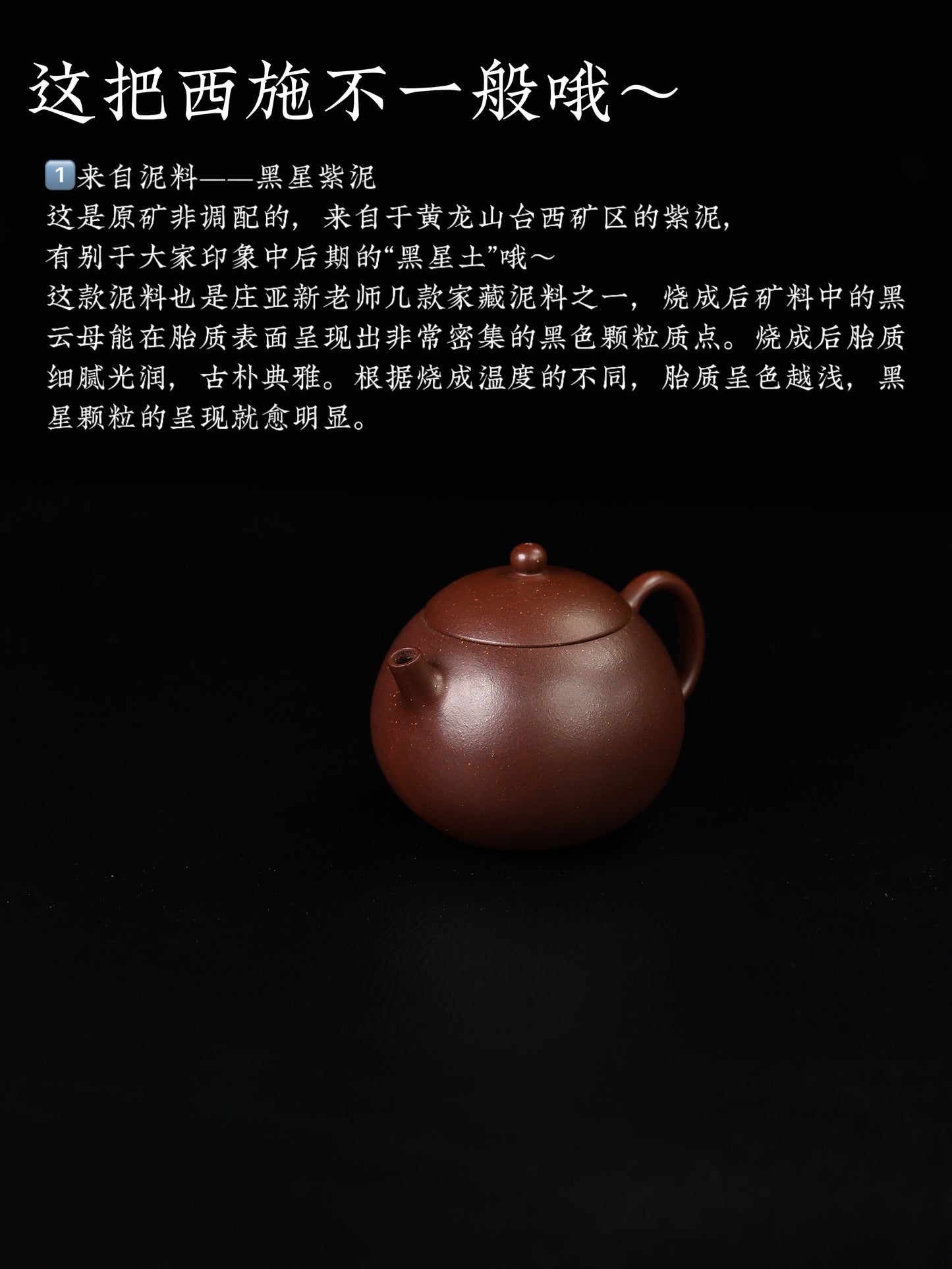 全手工豆蔻西施 家藏黑星紫泥 170cc