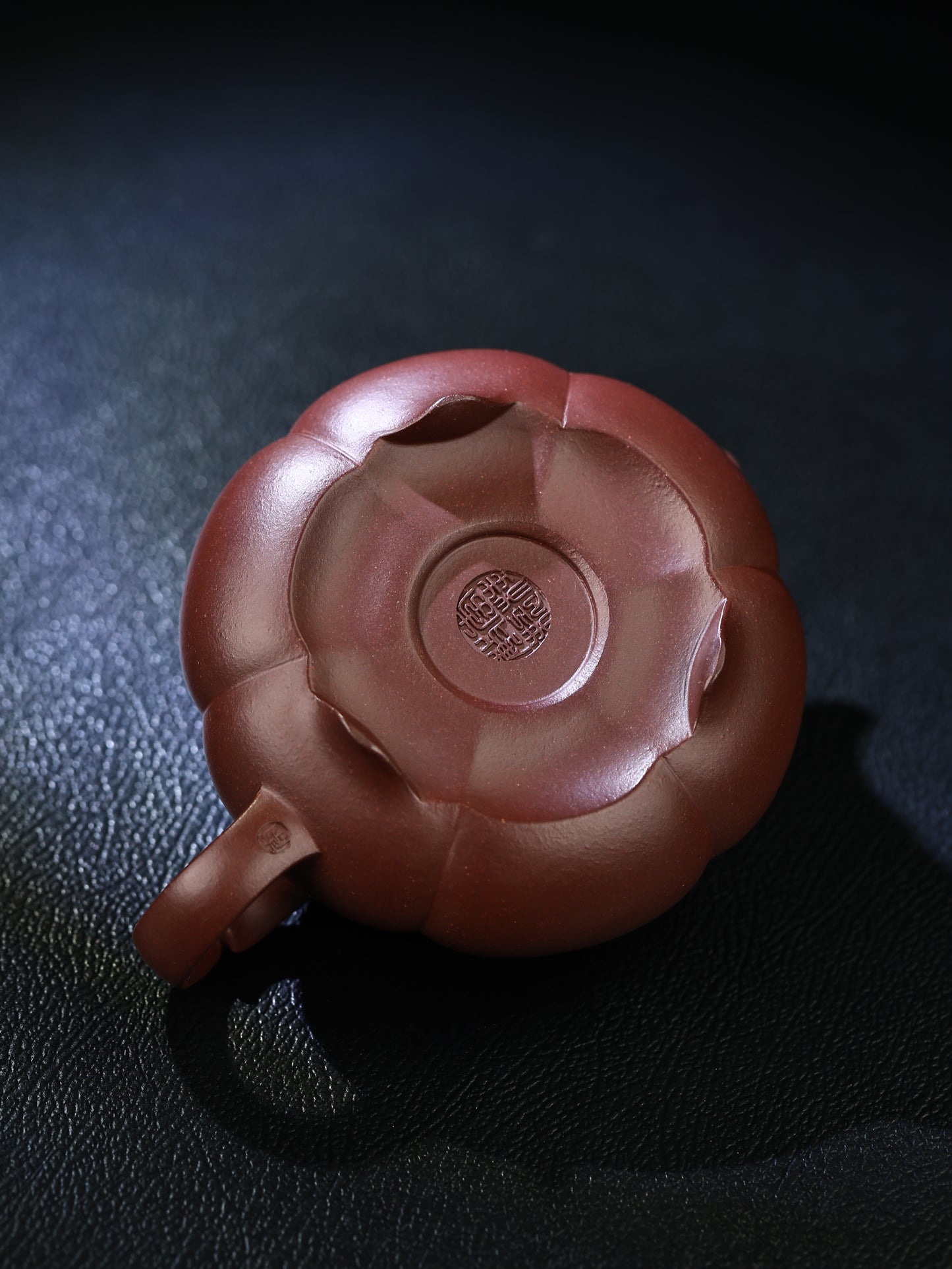 筋紋簡瓢 紫泥 220cc