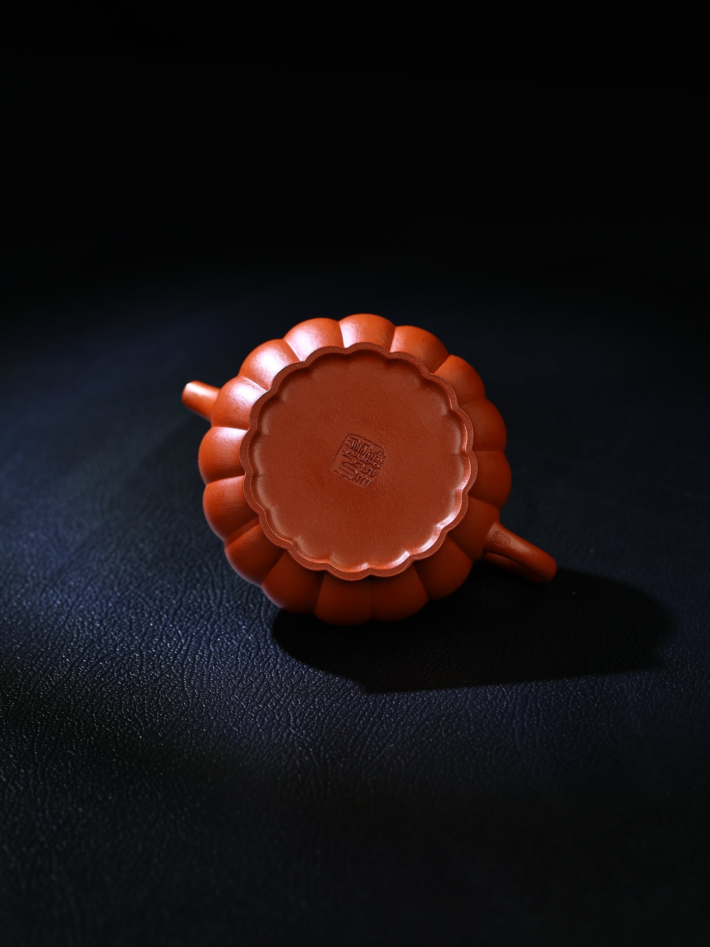 筋紋潘壺 朱泥 170cc