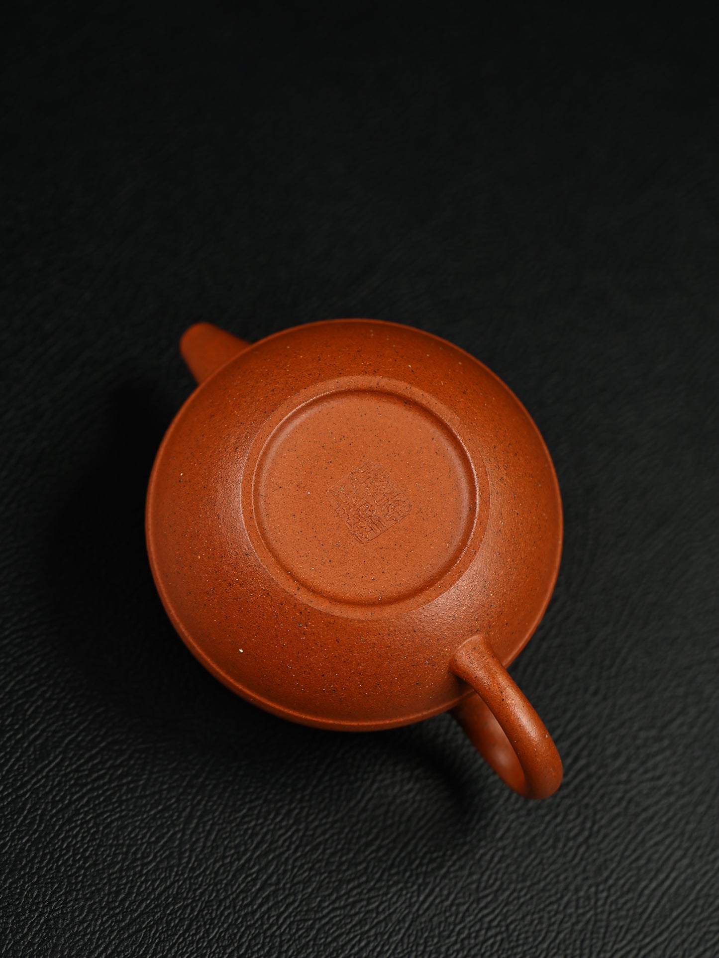 線圓壺 野山紅泥製 220cc
