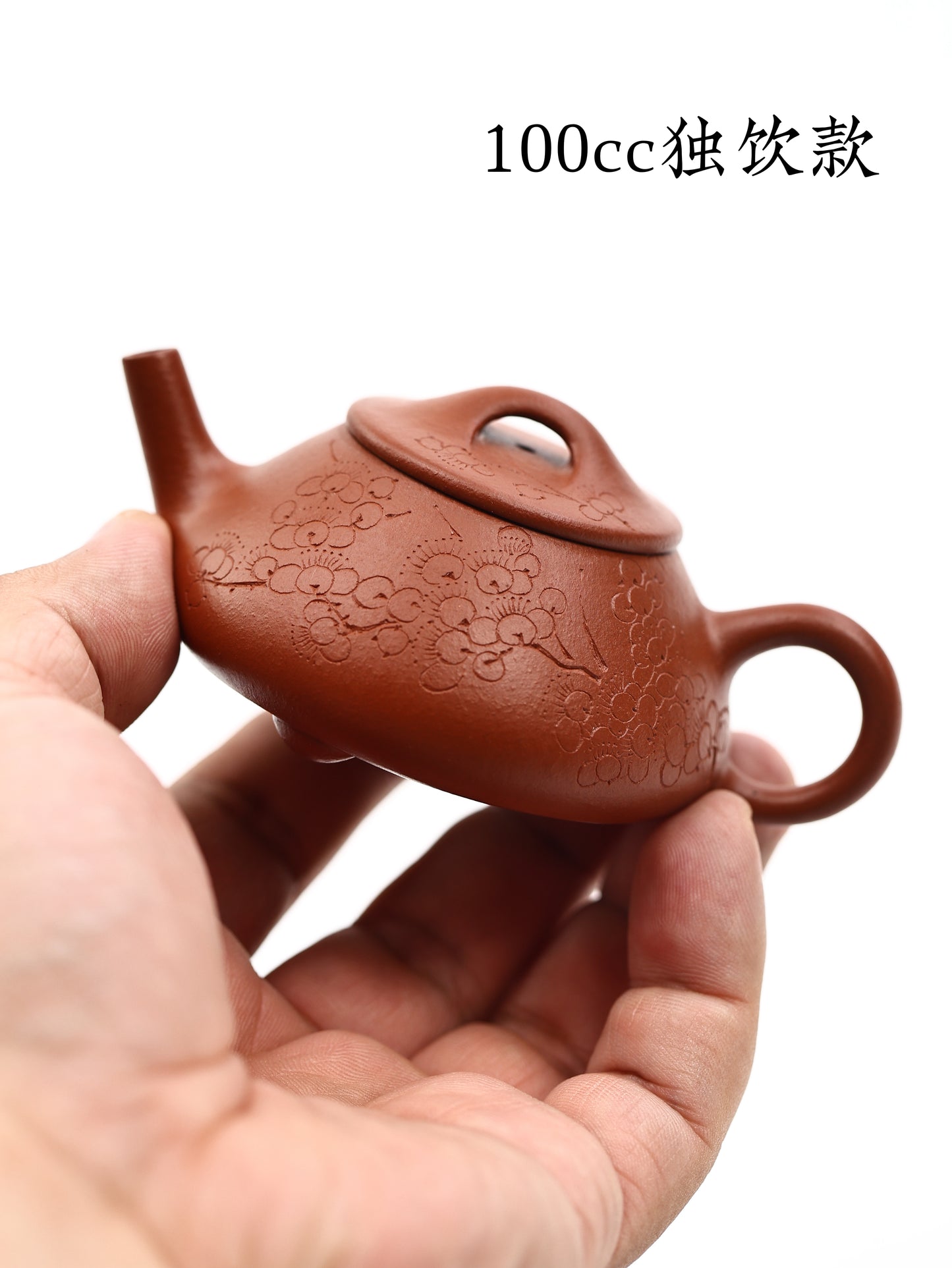 寅春小石瓢 朱泥 100cc